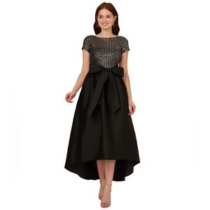 Adrianna Papell Women's Sequin High-Low Dress